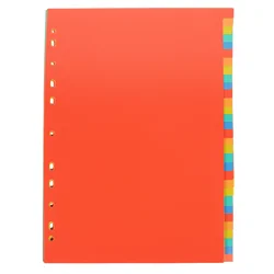 31 Sheets 11 Holes Dividers Folders File Page Separator Classification Tab Binder with Tabs Paper Blank Travel