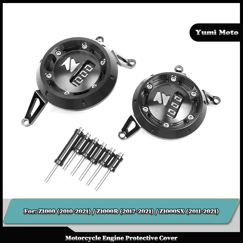 

Motorcycle Engine Cover Engine Case Crash Slider Protector Stator Cover For KAWASAKI Z1000 Z1000sx Z1000R Z 1000 SX /R 2010-2021