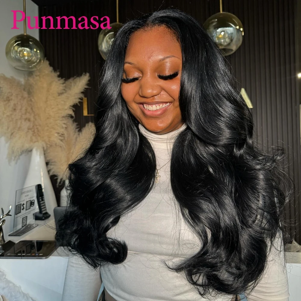 Punmasa 30Inch Groene Body Wave 13X6 Menselijk Haar Pruik Transparant Kant Voorkant Pruiken Voor Zwarte Vrouwen Pretokkelde 200% 13X4 Frontale Pruik