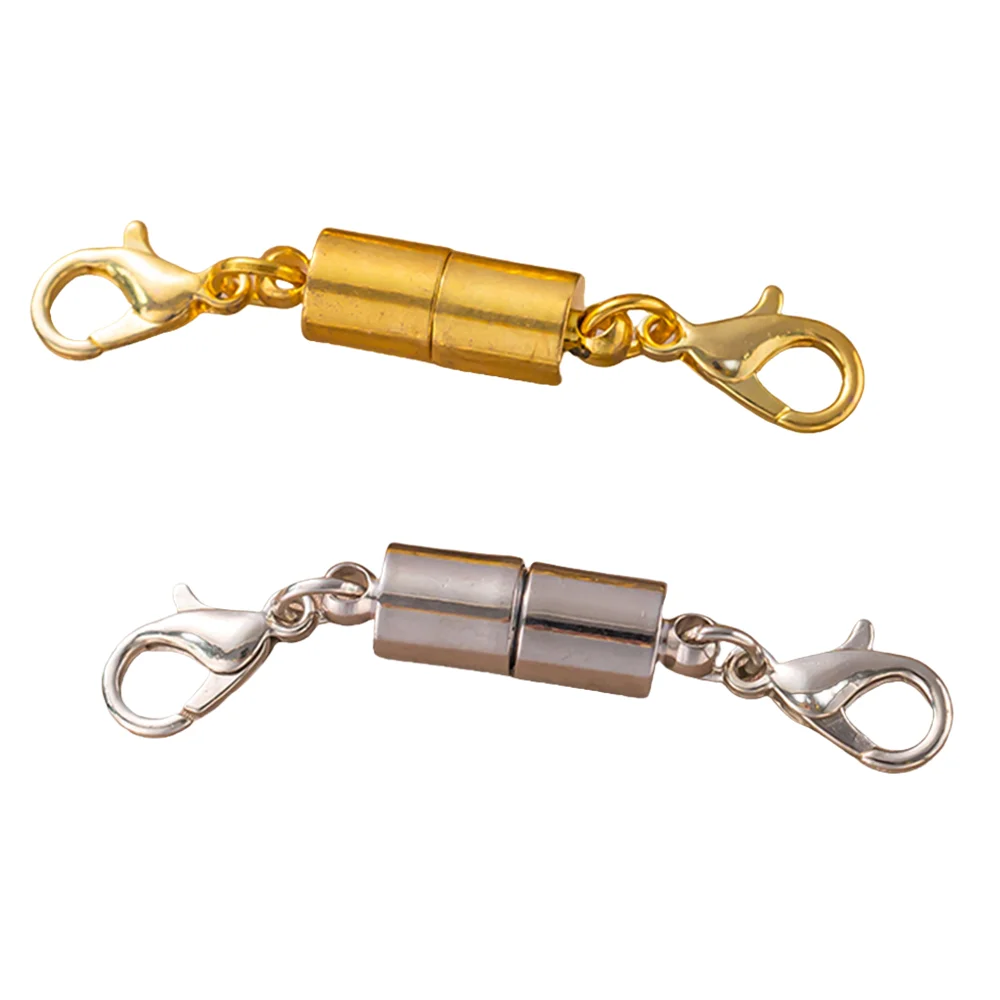 5 قطعة المشابك المغناطيسية المعدنية موصل نهاية مشبك ل سوار ذاتي الصنع قلادة مستلزمات صناعة المجوهرات السحابات اكسسوارات الحرف اليدوية