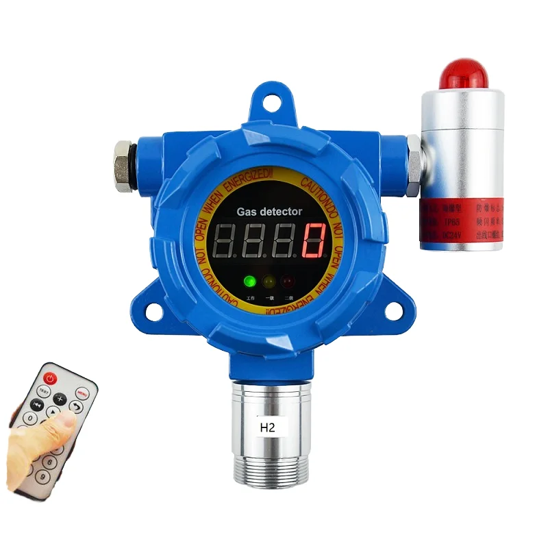 Digital High Accuracy Industrial Point-type Fixed Gas Transmitter with Aluminum Alloy Housing for H2S CO O2 CO2