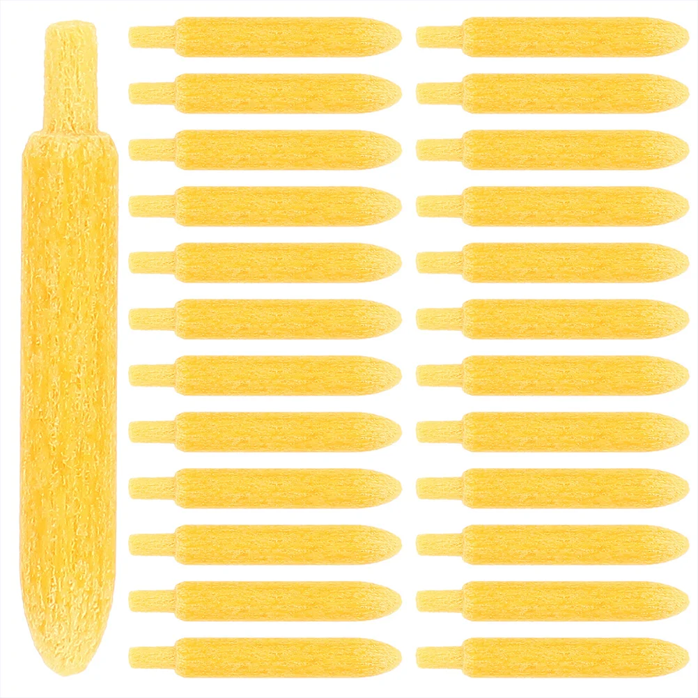 

60 Pcs Paint Pen Refill Marker Tips Universal Markers Nibs 300X050X050CM Yellow