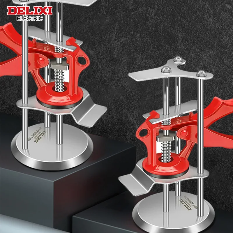 DELIXI ELECTRIC Jack-up Device Three-column Tile Height Regulator Height Elevator Tile Tile Elevation Locator Crowbar Tools