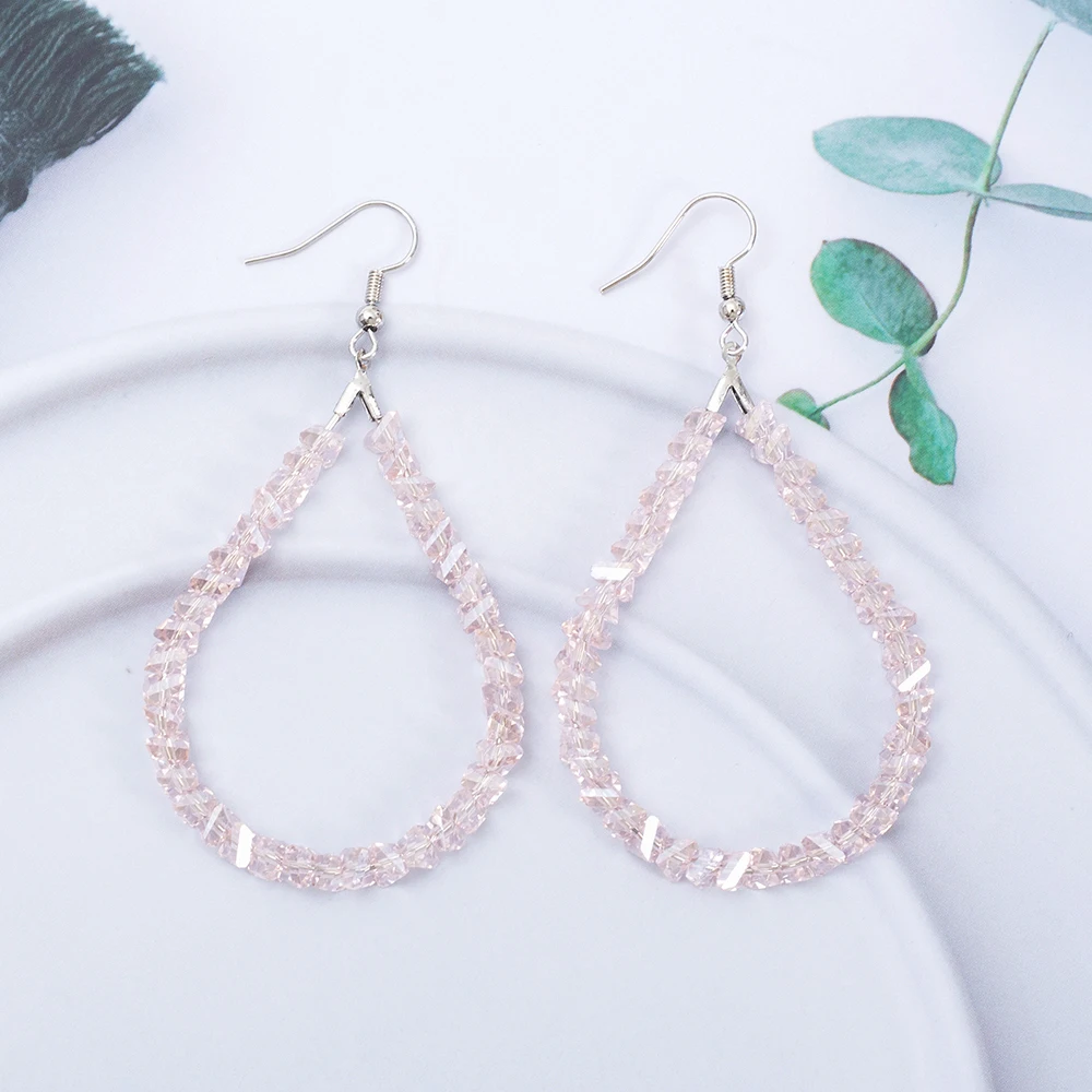 Neue handgefertigte Perlen-Ohrringe in Tropfenform für Damen, Vintage-Luxus, Imitationskristall, elegant, Trend 2026, für Urlaub und Alltag, Schmuck – Detail 12