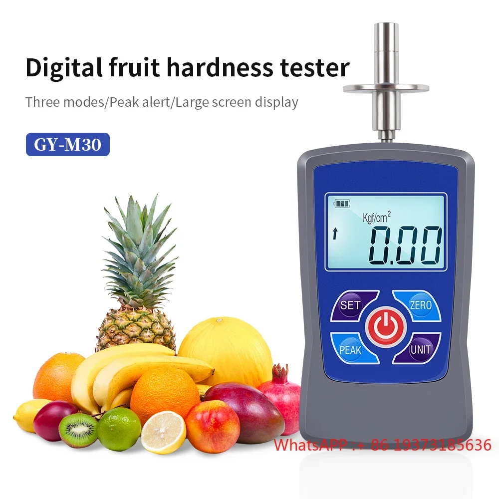 High Quality GY-M30 Mini Digital Fruit Hardness Tester Digital Fruit Hardness Tester with Backlight