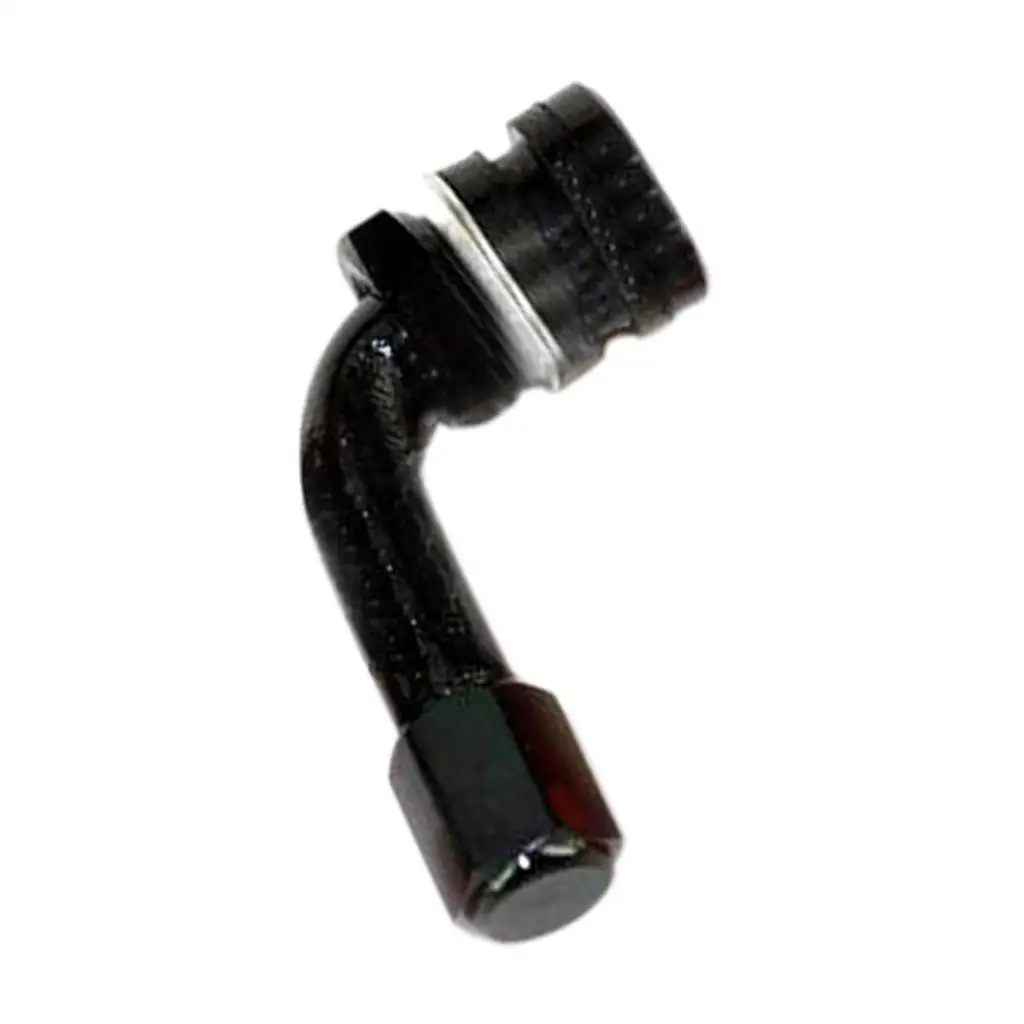 Black/Red Aluminium 90 Degree Motorcycle Car Wheel Rim Tyre Valve Stems