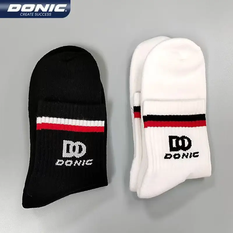 DONIC Table Tennis Sports Casual Socks for Men and Women Spring and Autumn Summer Badminton Running Sweat Absorption 70385
