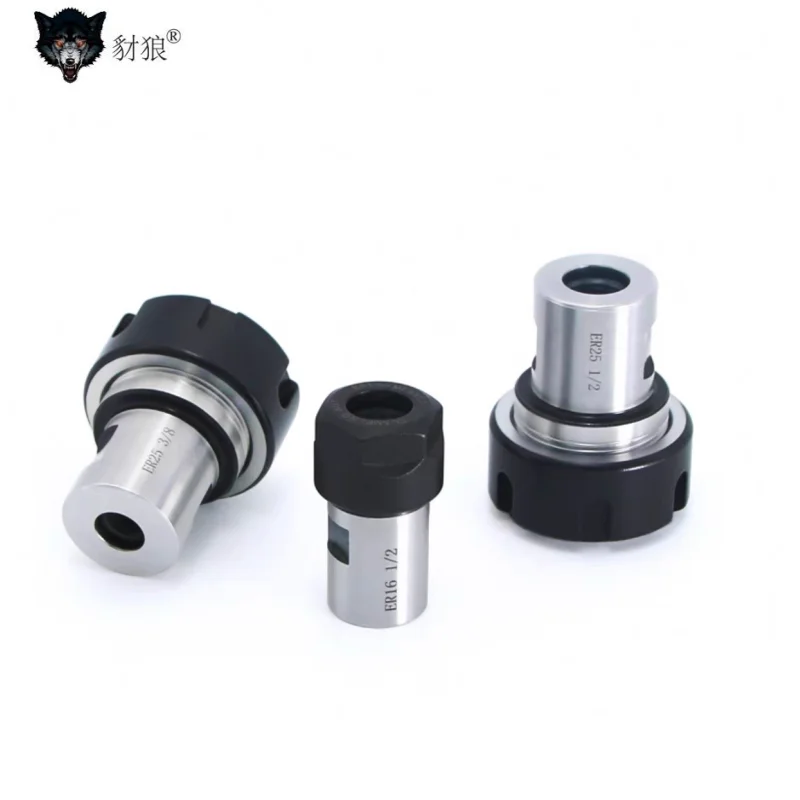 

Imperial rear pull ER type tool holder ER11/16/20/25 - Imperial 1/2, 3/8, 5/8 replacement for threaded drill chucks