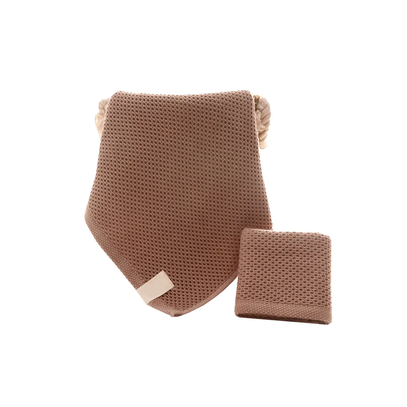 32x32cm High Density Pure Cotton Waffle Face Towel Ultra Dry Hypoallergenic for Hotels Salons Families Cotton Towels