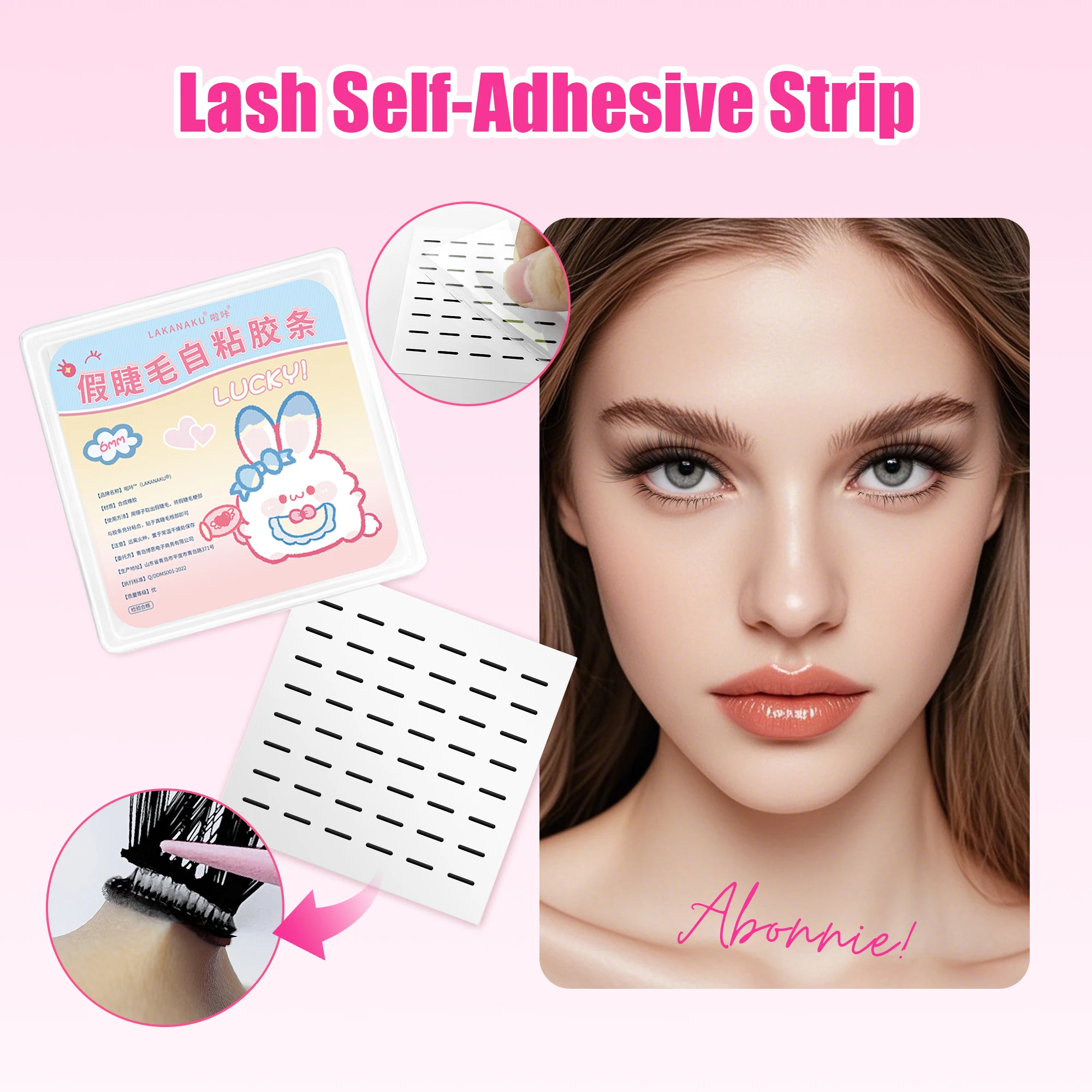 LAKANAKU 168 Fans Diy Cluster Wimpers Cat Eye Wimpers Onzichtbare Band Premium Nertsen Manga Lash Clusters