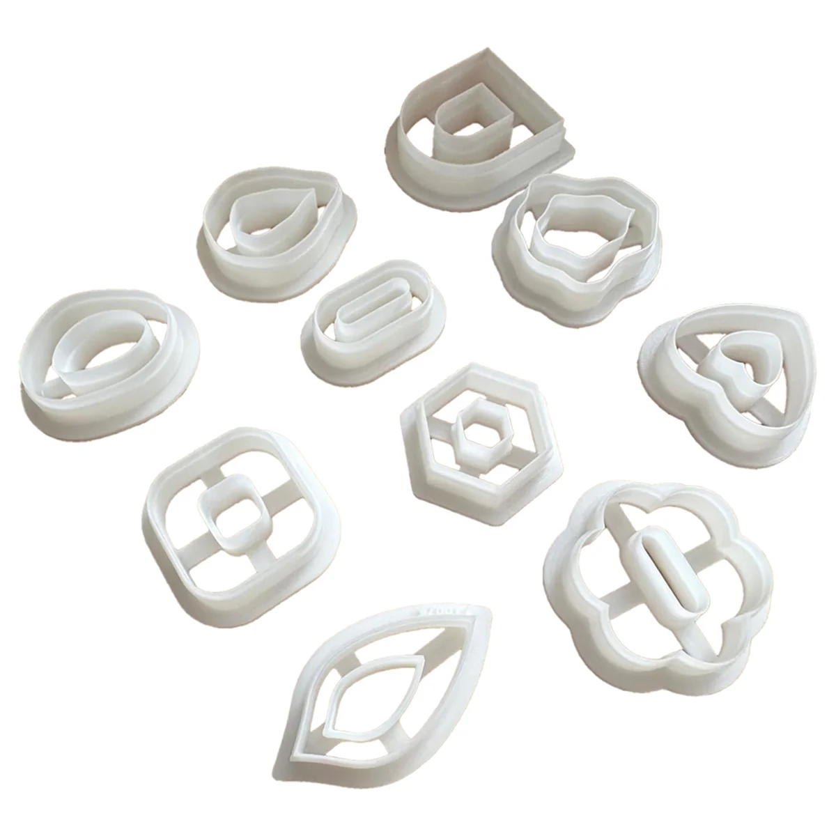 Polymer Clay Cutters - 10 Pcs Boho Polymer Clay Cutters,Geometric Clay Tools for Polymer Clay Jewelry, Polymer Clay Kit