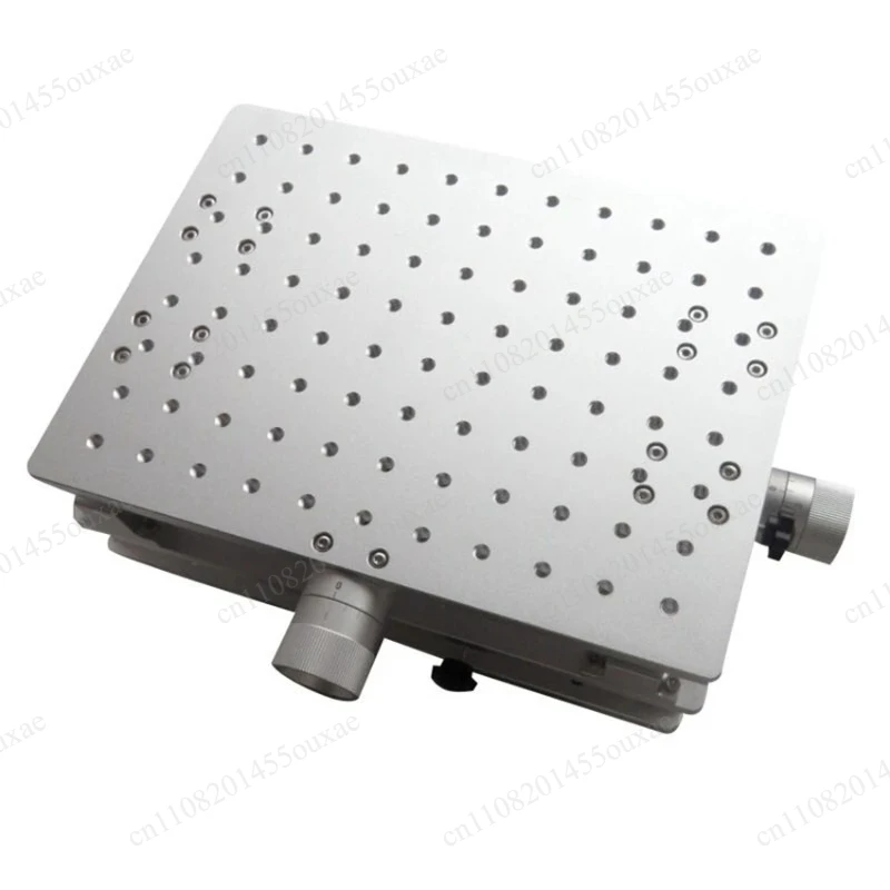 HYHTXY300 Manual XY Displacement Stage 300×220×100MM 2D Moving Slide Workbench For Laser Marking Positioning