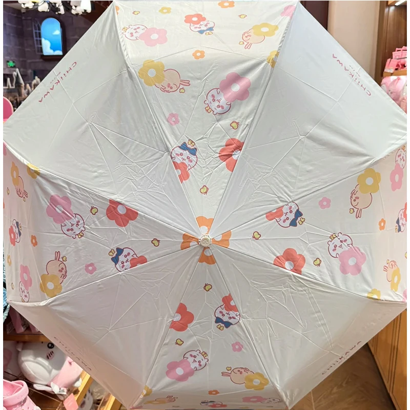 

MINISO Chiikawa automatic sun protection umbrella women's ultraviolet sun protection umbrella portable sun protection umbrella