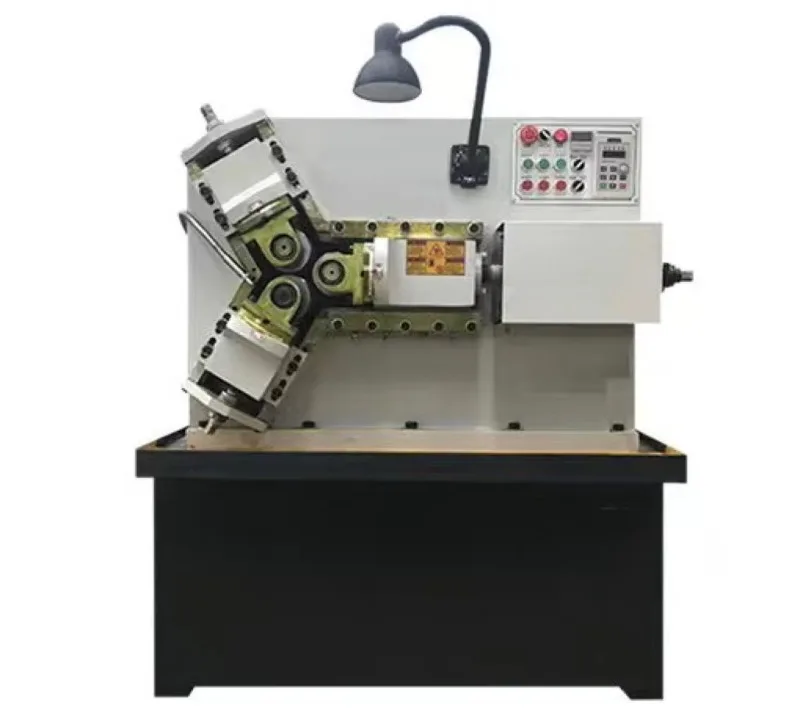 For YG 4KW Small Hydraulic Three Axis Thread Rolling Knurling Machine For Pipe Nipple Manufacturing With High Productivity