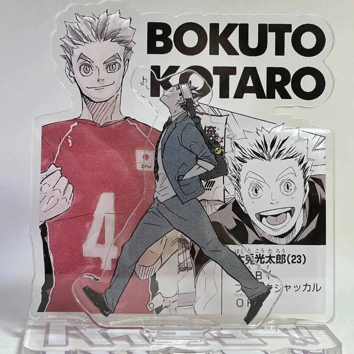 Haikyuu Adult Acrylic Stand Kotaro Bokuto Figure Akaashi Keiji Display Anime Goods Collection Accesorios Desk Decor Ornament