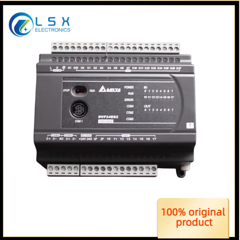 PLC Delta Original DVP24ES200R DVP24ES200T  Power Module programmable controller
