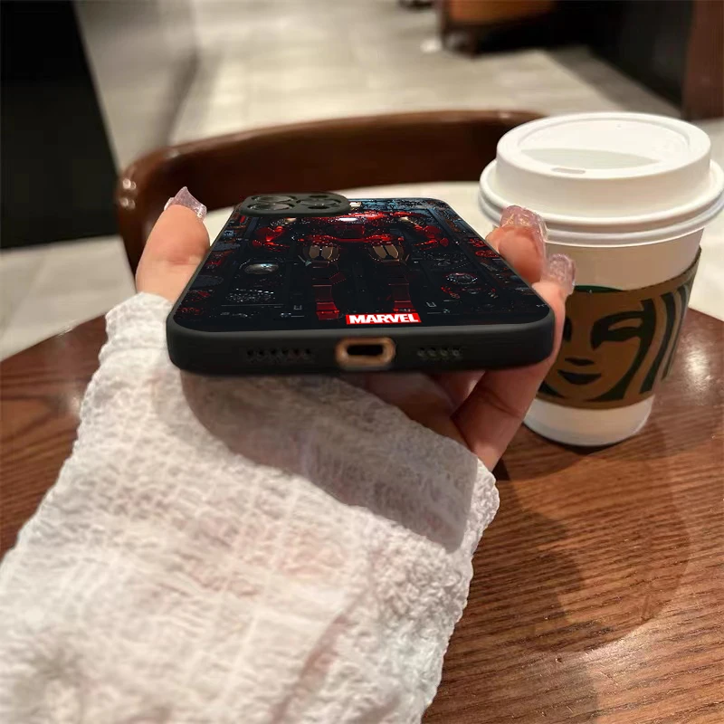 마블 어벤져스 다리미 맨, 샤오미 레드미 K70 K60 K60E K50 K50i K40 게임용 울트라 K40S K30 K30S K20 프로 휴대폰 케이스 코크