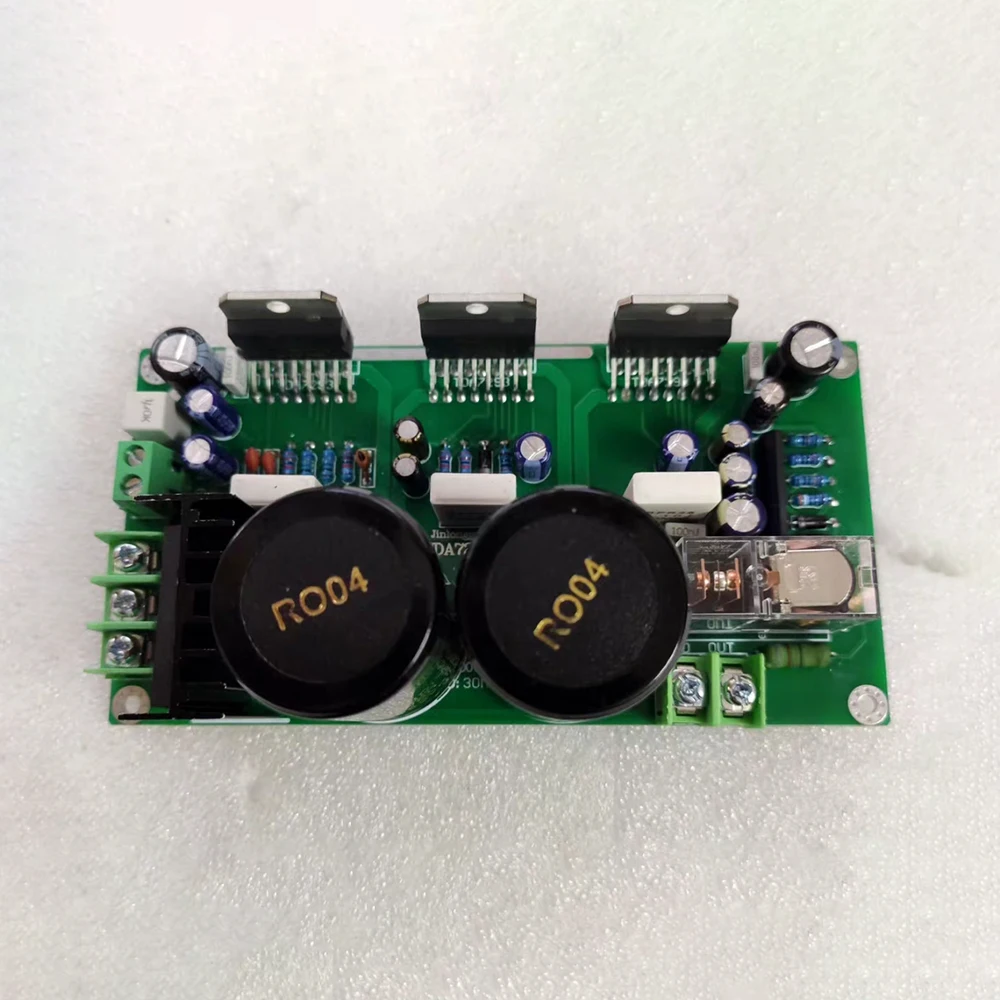 Dual Channel Master-Save 3 Parallel Heating Symmetrical Mirror Power Amplifier Board DA7293-3B 7×13.5×4.8cm A Pair For TDA7293