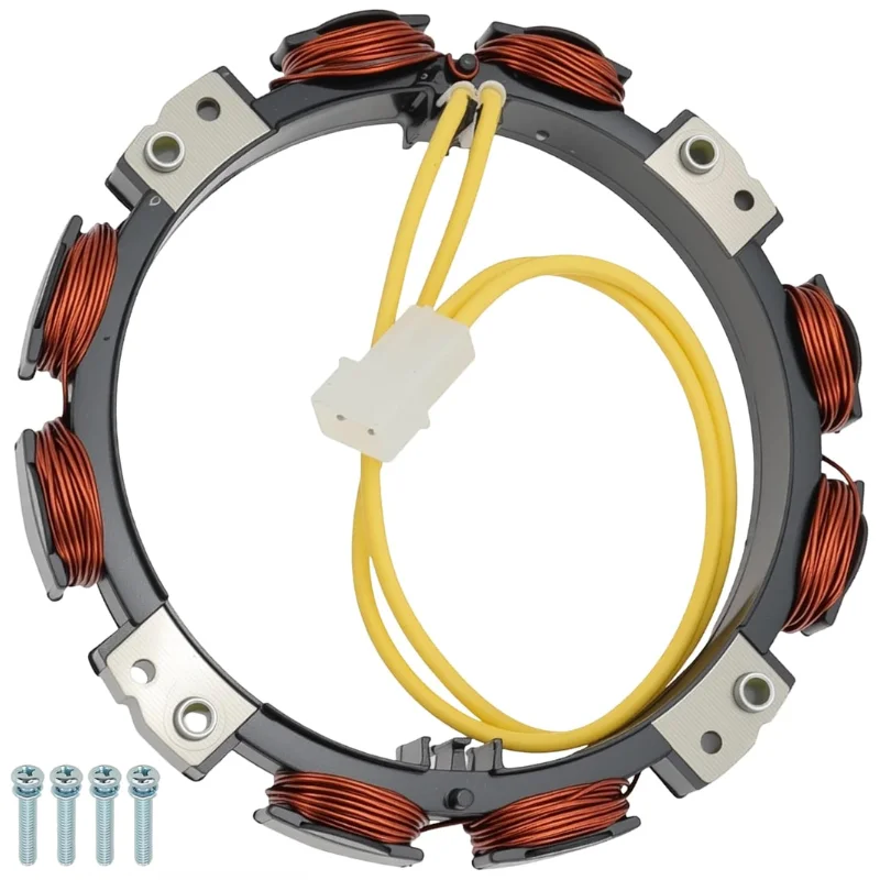592830 Alternator with 845907 Voltage Regulator for Briggs&Stratton 394890 393374 691185 696458 691064 393295 John D Lawn Mower