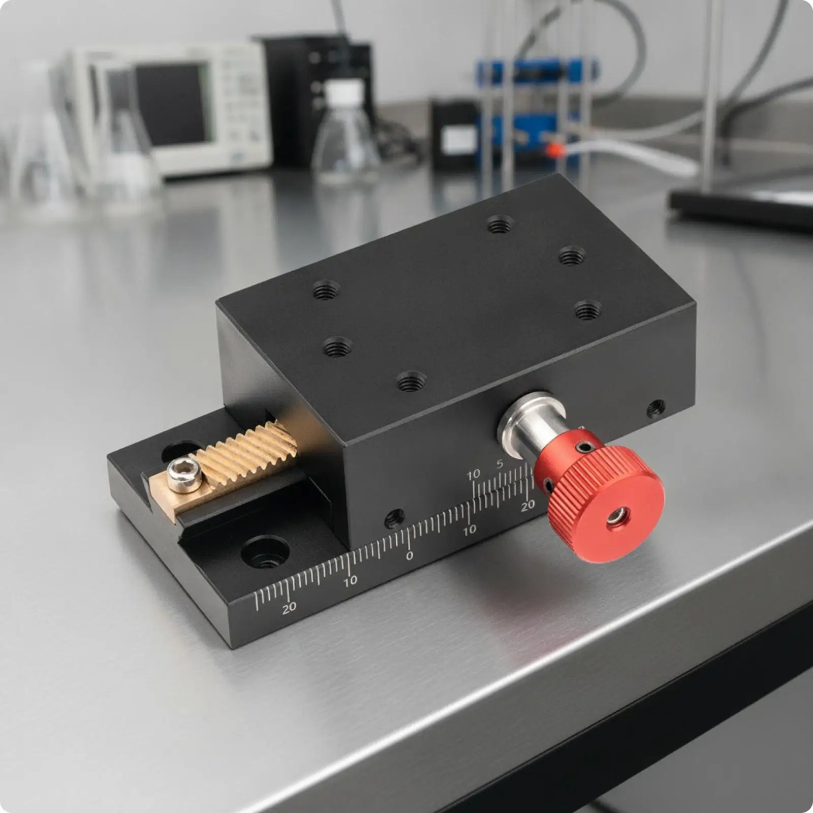 Manual Horizontal Axis Translation Stage Compact Translation Stage with Rack And
