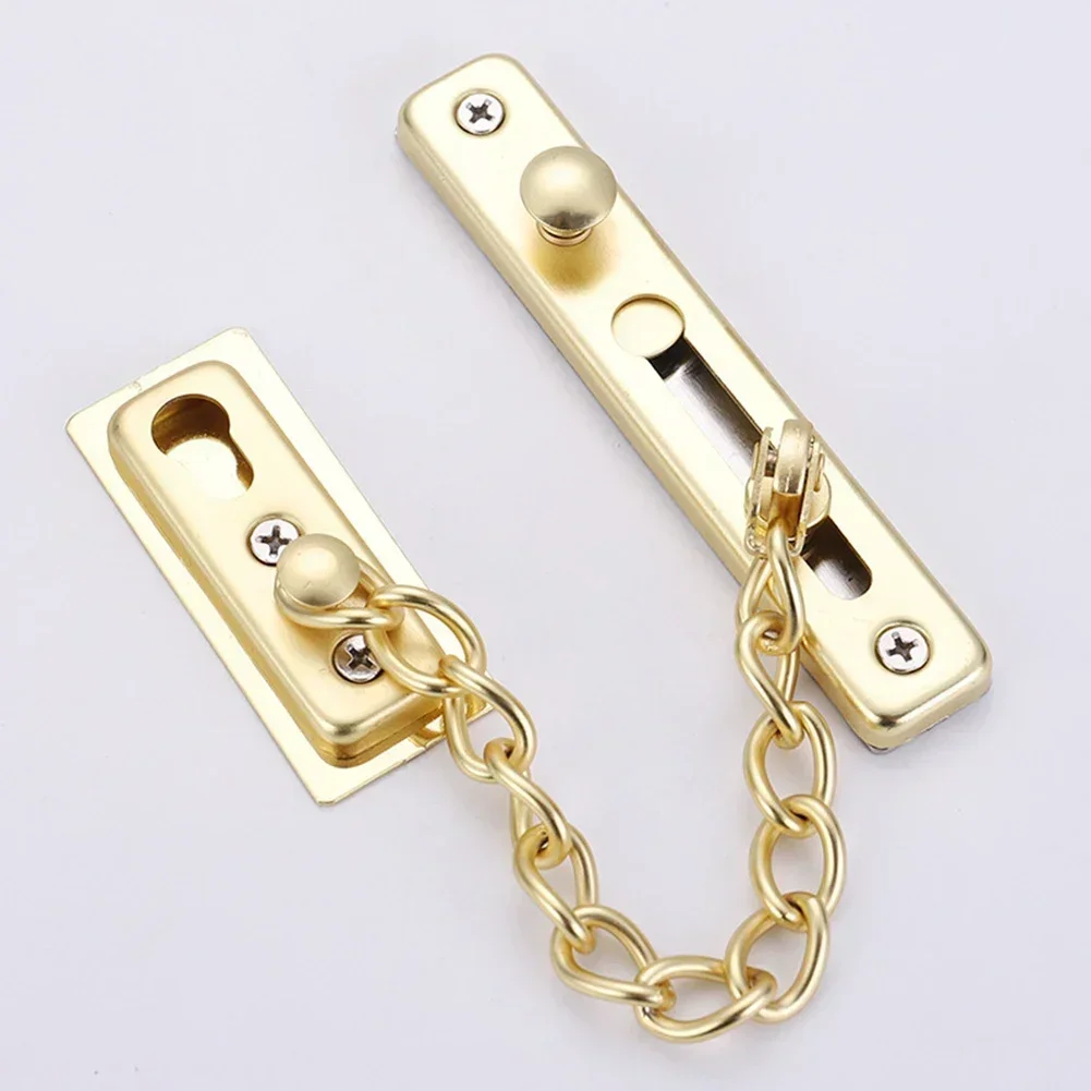 

High Quality Brand Door Chain Security Door Chain High Quality Stainless Steel Easy-to-install Black Brand Bedroom Door