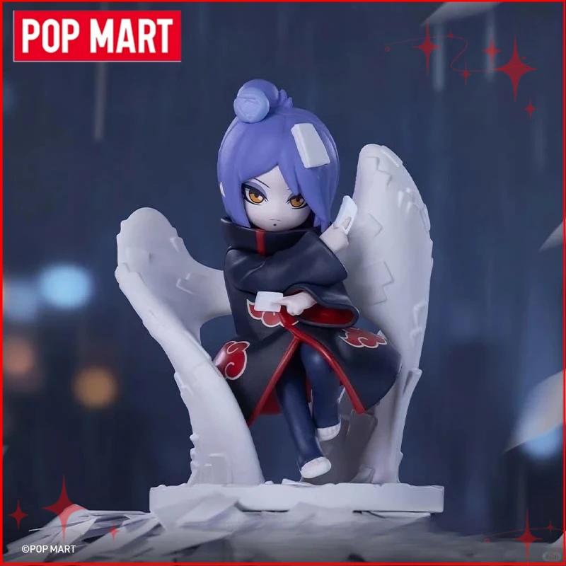 Original POPMART GONG Naruto Shippuden Akatsuki Arc Serie Blind Box Anime Figur Ornamente Sammlungen Weihnachtsgeschenke