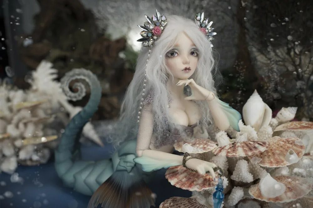 دمية دولهوا BJD الجديدة 1/4 BJD دمى فرس البحر جسم سيا مفصل كروي متاح #5