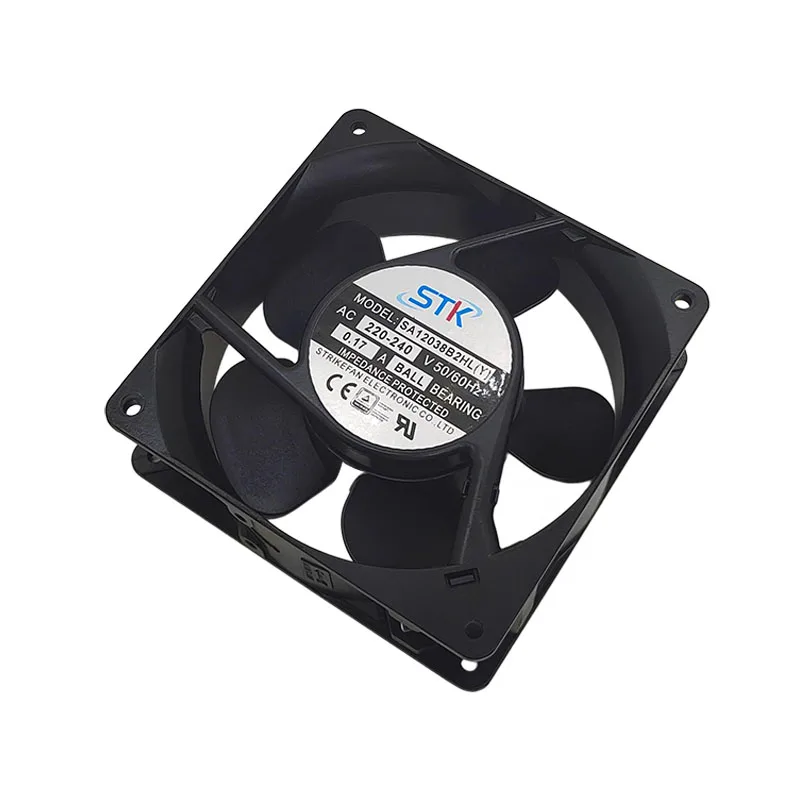 

NEW ORIGINAL SA12038B2HL 220V 0.17A 12038 120*120*38mm 12cm COOLING FAN RADIATOR