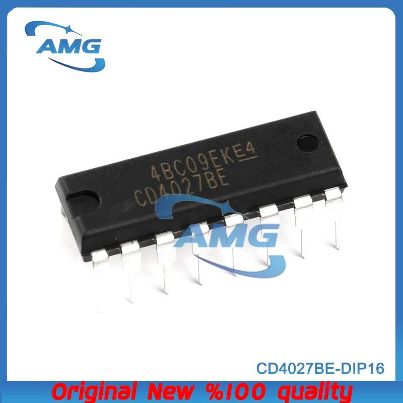 10PCS CD4027BE DIP-16 Through-hole dual J-K master-slave flip-flop DIP-16 logic chip