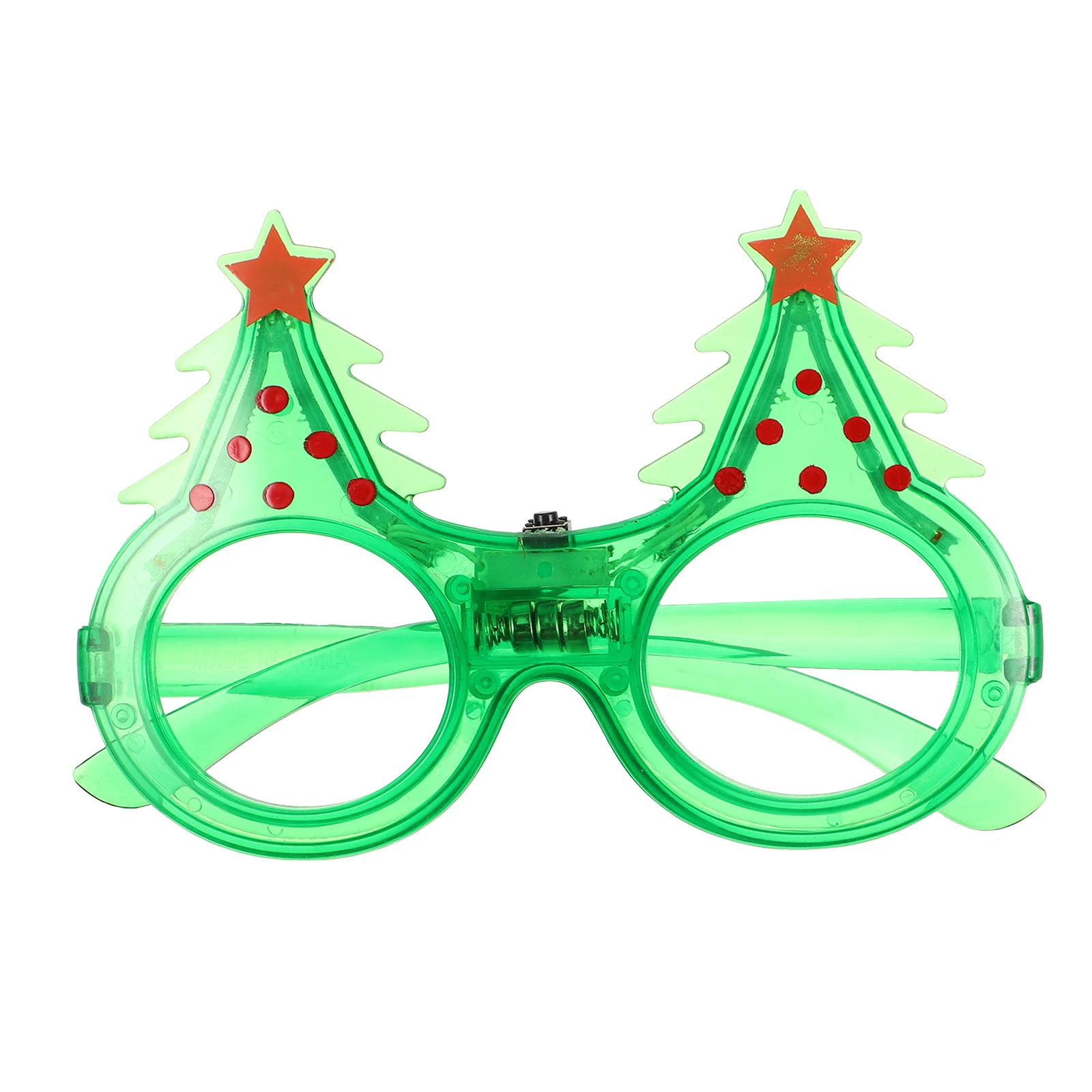 

LED Christmas Tree Glasses Light Up Eyewear for Christmas Party Holiday Accessories Photo Booth Party Favors Photo Booth Props