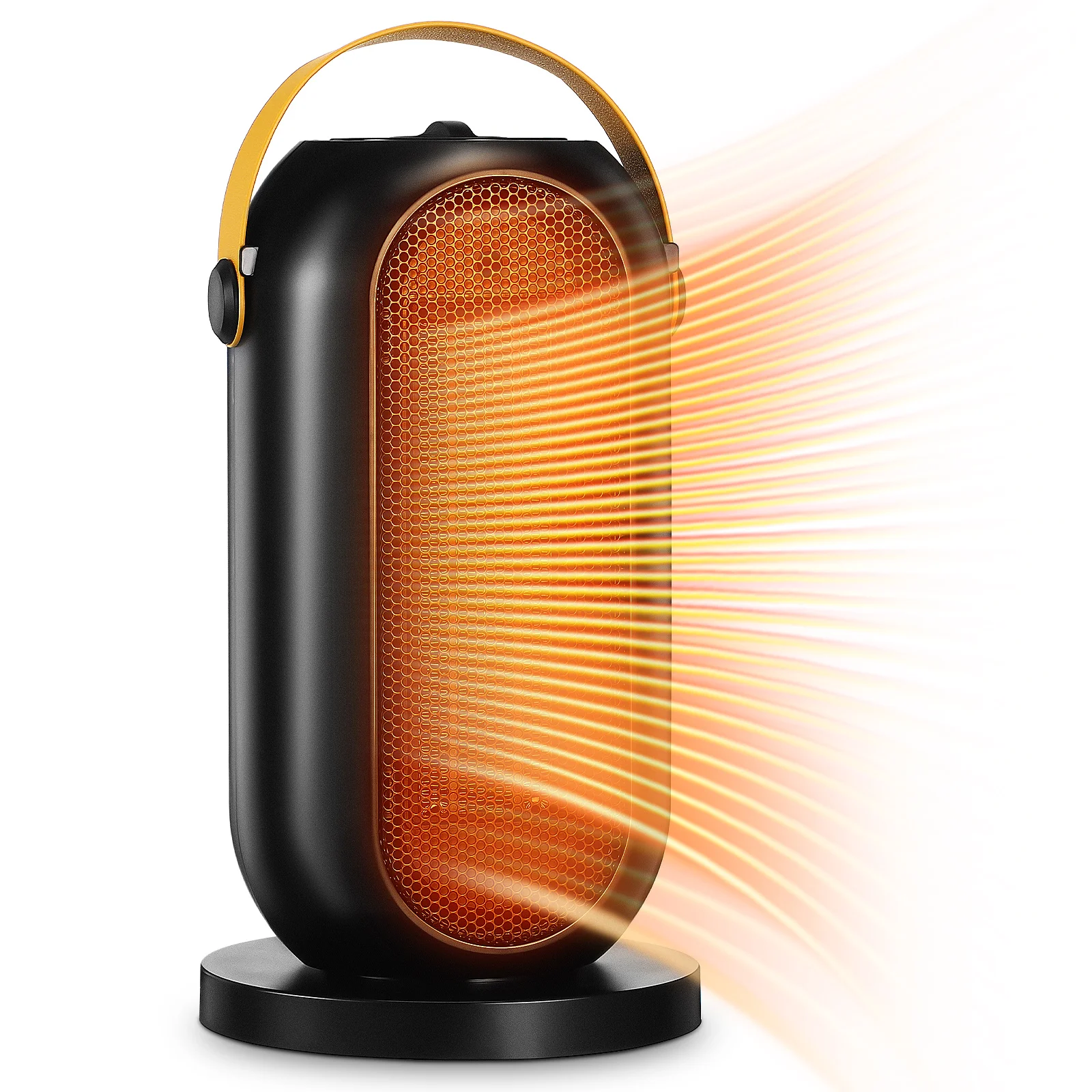 Desktop Heater Office Space Room Indoor For Bedroom Electric Home Household Abs Small