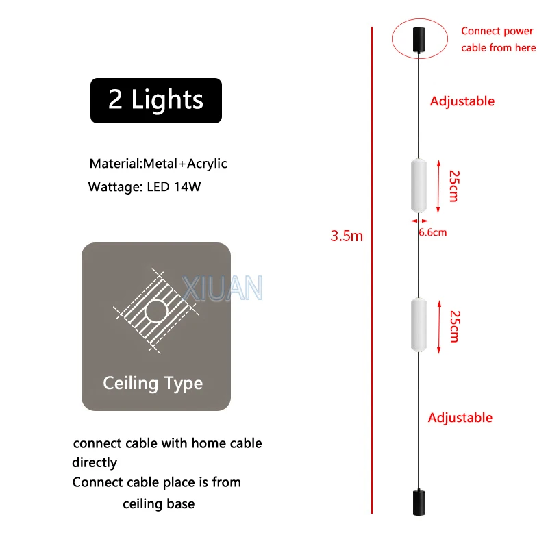 Moderne woonkamer slaapkamer LED-vloerlampen acryl schansen zwart lang hoog plafond vloerlamp voor hotel restaurant binnendecoratie