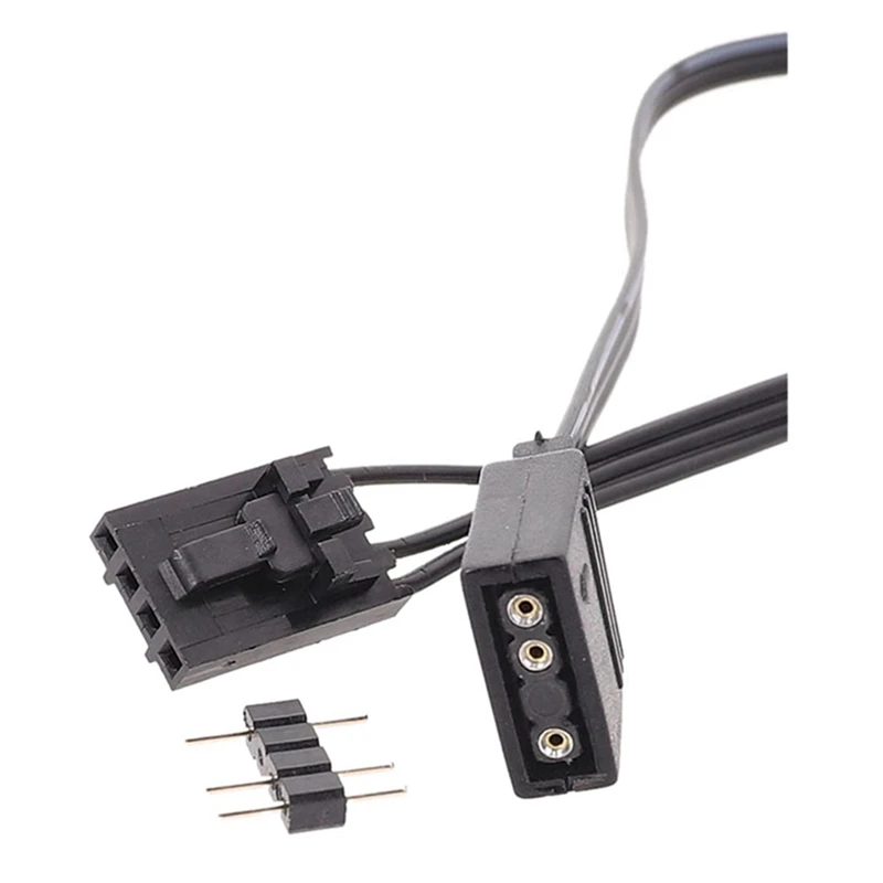 2Pcs for Corsair 4PIN RGB to Standard ARGB 3-Pin 5V Adapter RGB 25cm Hot Sale in Stock