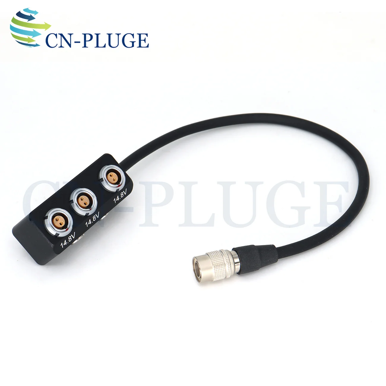Venice Camera HRS 4Pin Output to 3x0B 2Pin Female Power Distributors, Fixed With 1/4 