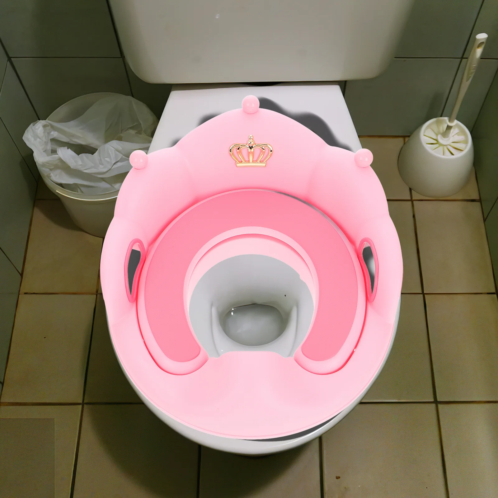 

Baby Potty Training Seat Large Size Soft Cushion Detachable Anti Slip Toddler Toilet Seat for Boys Girls Comfortable Potty Chair