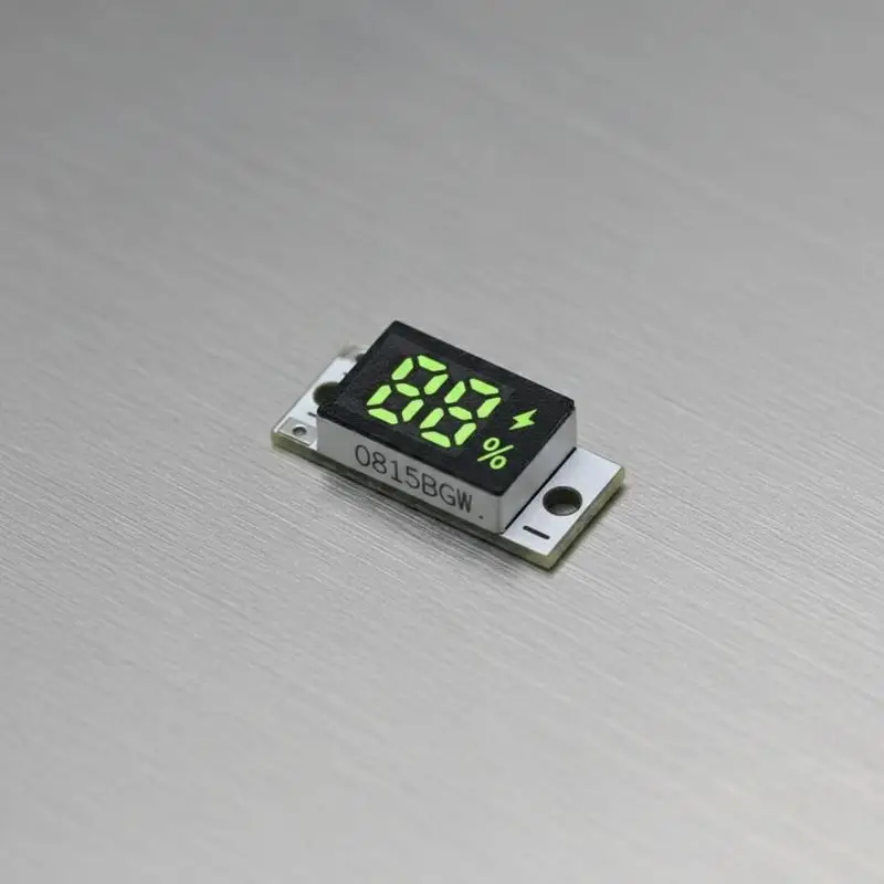 Compact and Efficient Mini Battery Level Indicator with Smart Button Ideal for 1-4S Lithium Batteries in Diverse Applications