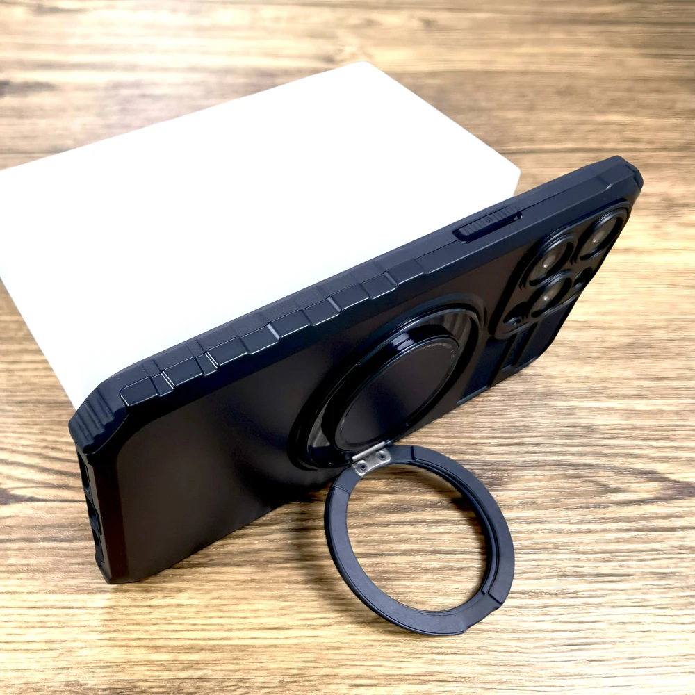 高級耐衝撃アーマーケース iPhone 16 15 14 13 12 11 プロマックス 16Pro 耐衝撃/落下 Magsafe ワイヤレス充電男性カバー