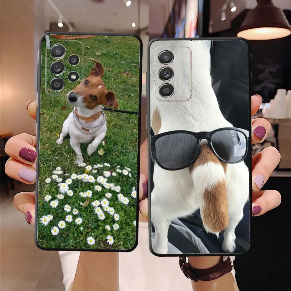 Jack Russell Terrier Dog Phone Case For SamsungS24,S23,S22,S21,S20 Ultra Pro S10,S30Plus,S9,20lite Ultra Black Cover