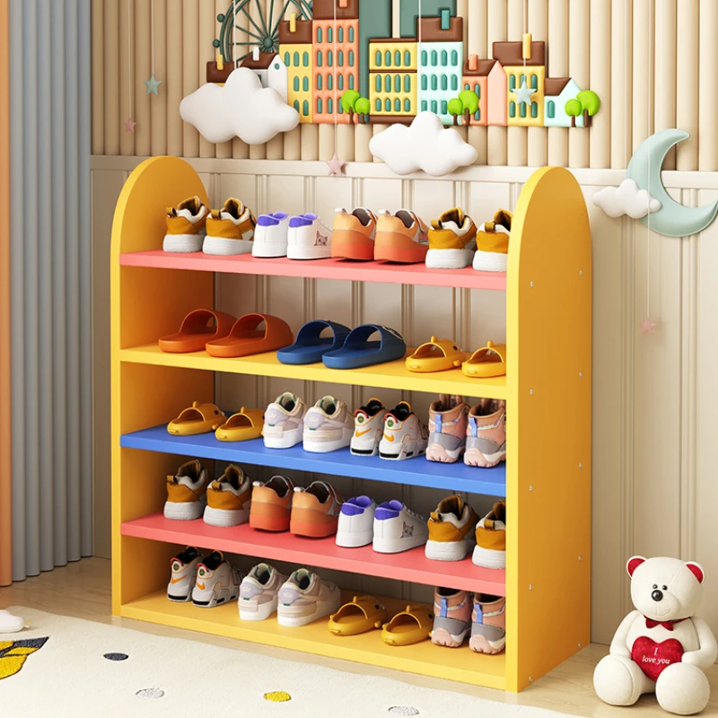 

Strong Design Shoe Cabinet Wood Vertical Beutiful Wooden Organizer Shoe Rack Storage Space Saving Armoire Chaussures Furniture