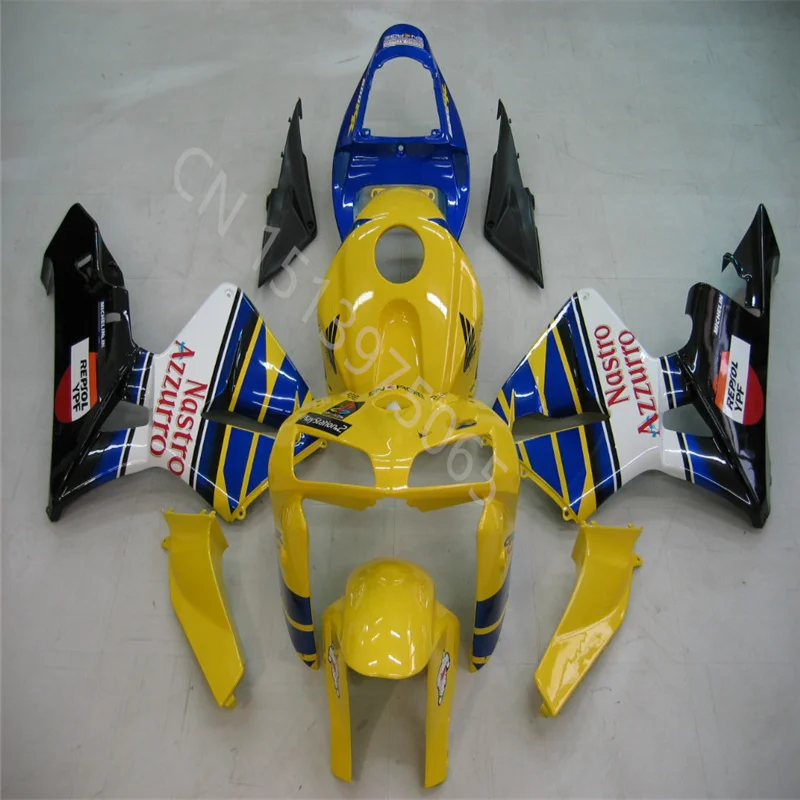 

Custom motorcycle fairing kit fit for HONDA CBR 600RR 2005 2006 CBR600RR 05 06 yellow blue white black Injection mold fairing