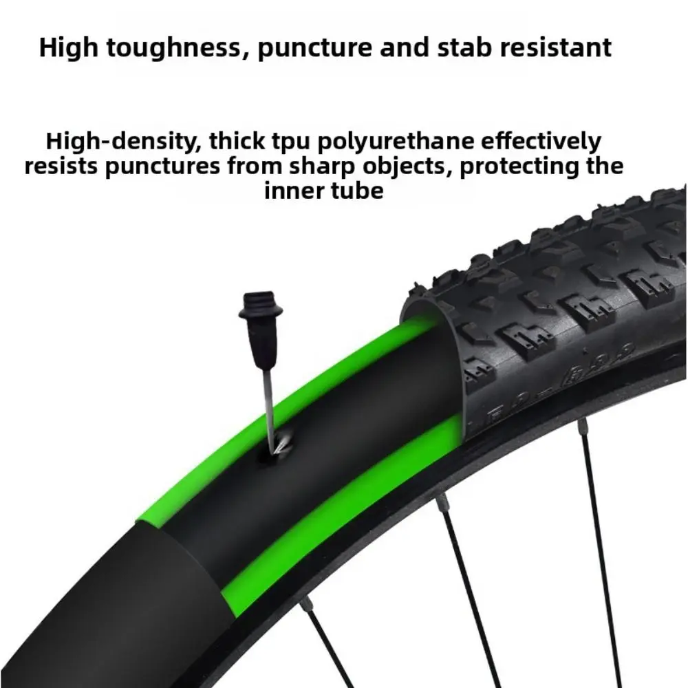 Premium Anti Puncture MTB Tire Liner TPU 26 29 Inch 700C Bicycle Inner Tube Pad Lightweight Anti Burst Protective Strip Off-Road