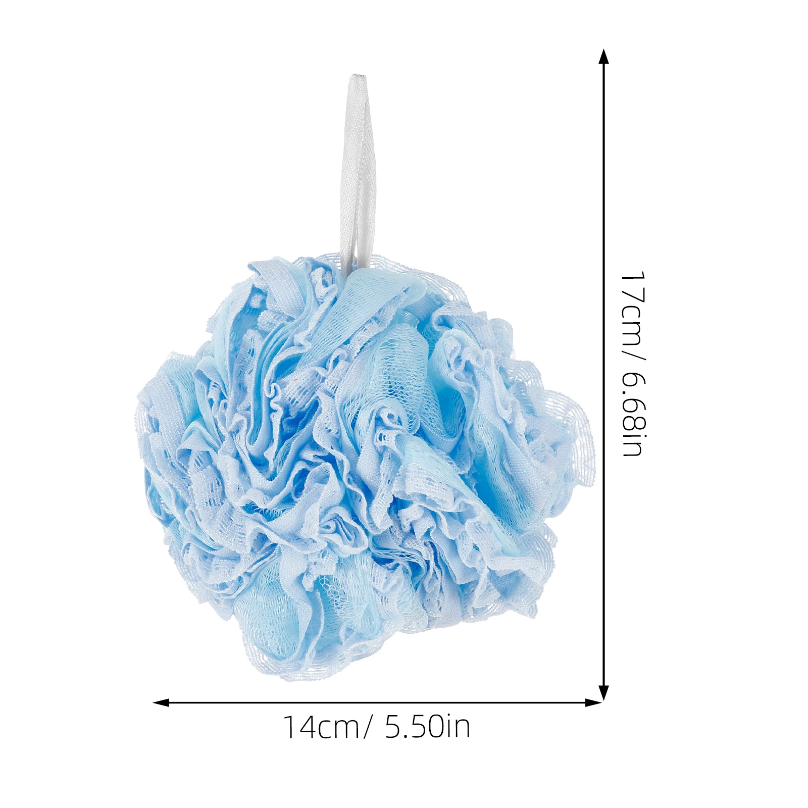 

Sky- Ball Bath Ball Lace Mesh Hanging Durable Soft Exfoliating Shower Bubble Net Relaxing Skin Care