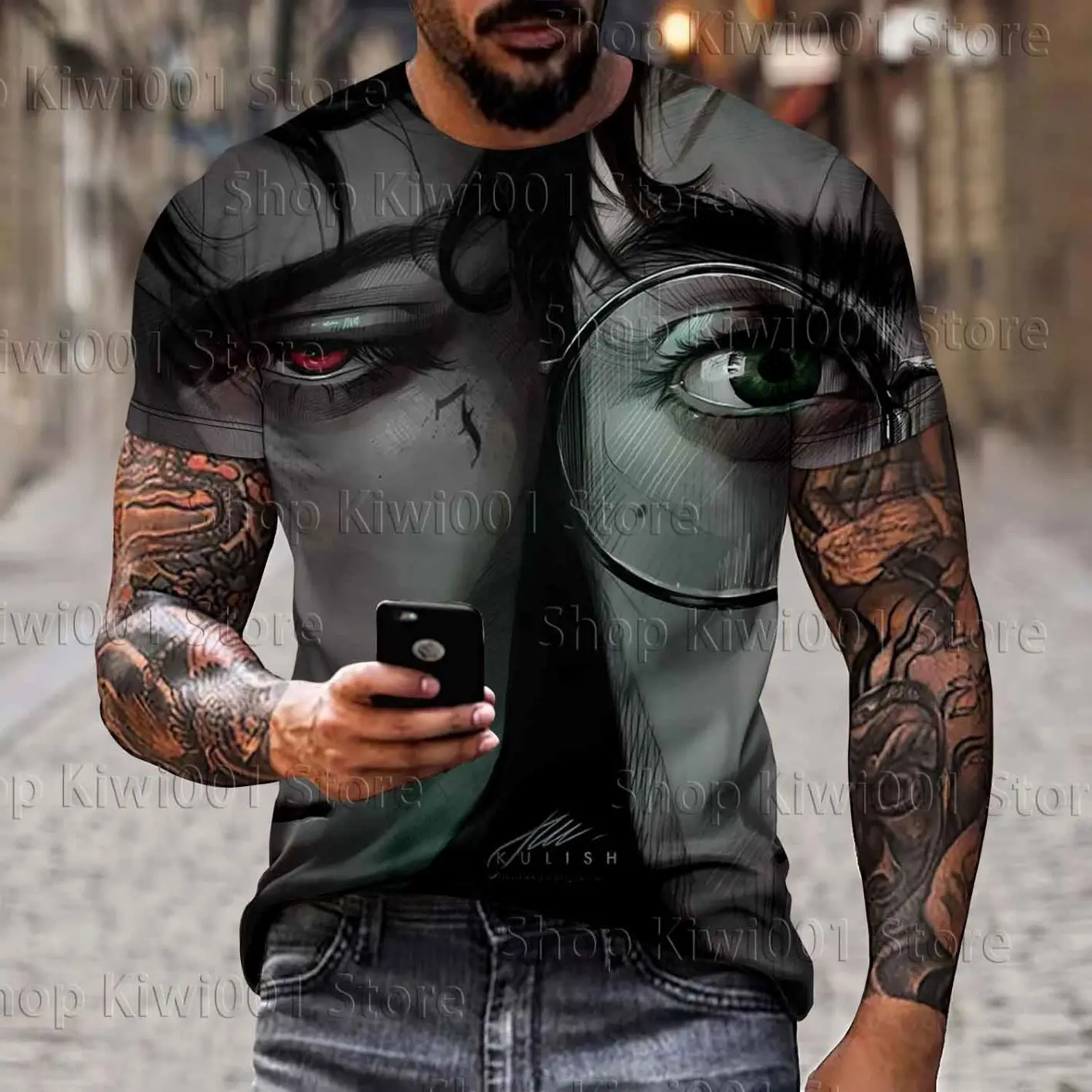 Camisetas de la serie 'Harry Potter' impresas en 3D, adecuadas para adultos, tanto para hombres como salidas familiares y tiendas informales.