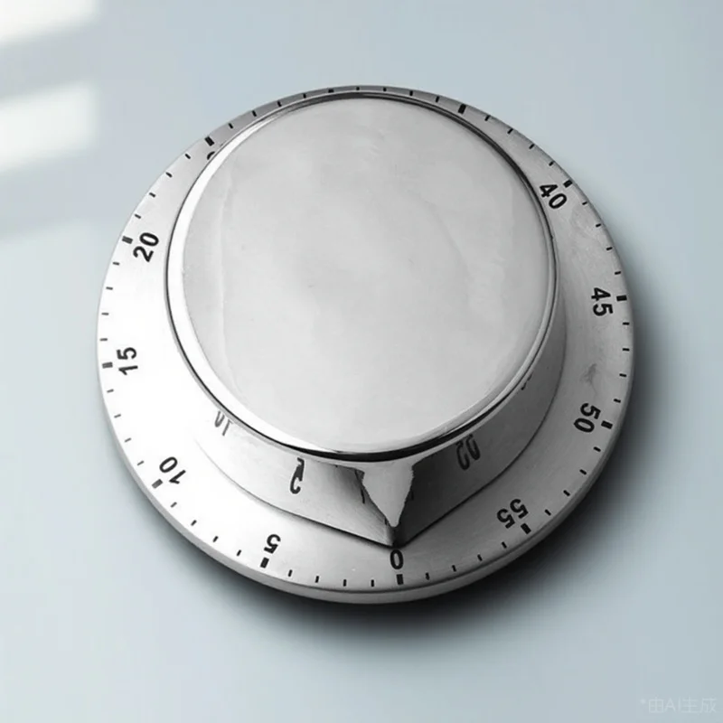 

Mechanical Kitchen Timer with Accurate Scale for Cooking Baking Egg Pancakes Cookies Countdown - No Needed Loud Alarm