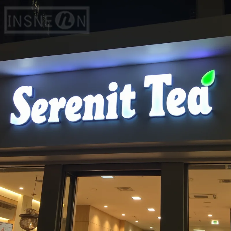 Custom Personalized 3D LED Illuminated Sign Metal Letters For Business Storefront Outdoor Waterproof Signage