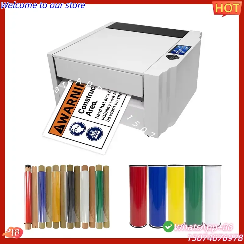2026 MASUNG TTR-380DAC New Thermal Transfer Sign Printer 203DPI MS-CH380 Wide-format Dual-Color Label Printer