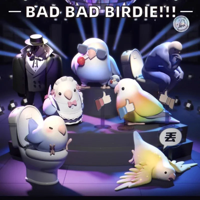 Bad Bad Birdie 2 Anime Animal Rious Collection Model Doll Xmas Gift Toys Ornament Desktop Ornaments Model Collection Gifts Toys