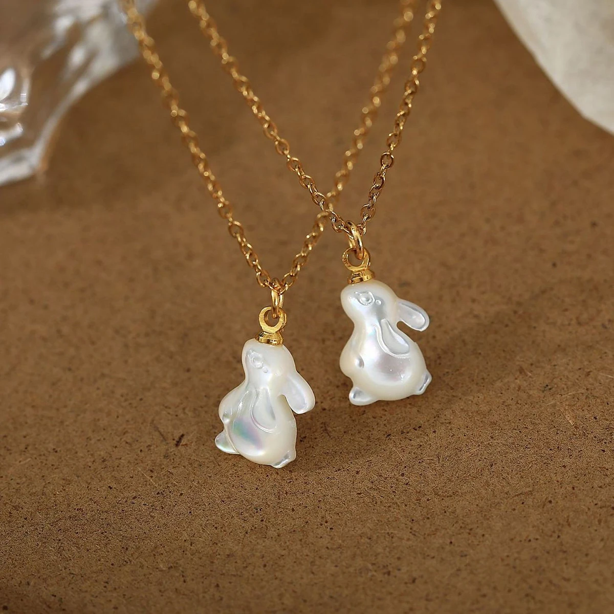 Fashion Temperament Joker Chain Necklace Women\'s Jewelry New Korea Exquisite Simple Rabbit Pendant Necklace