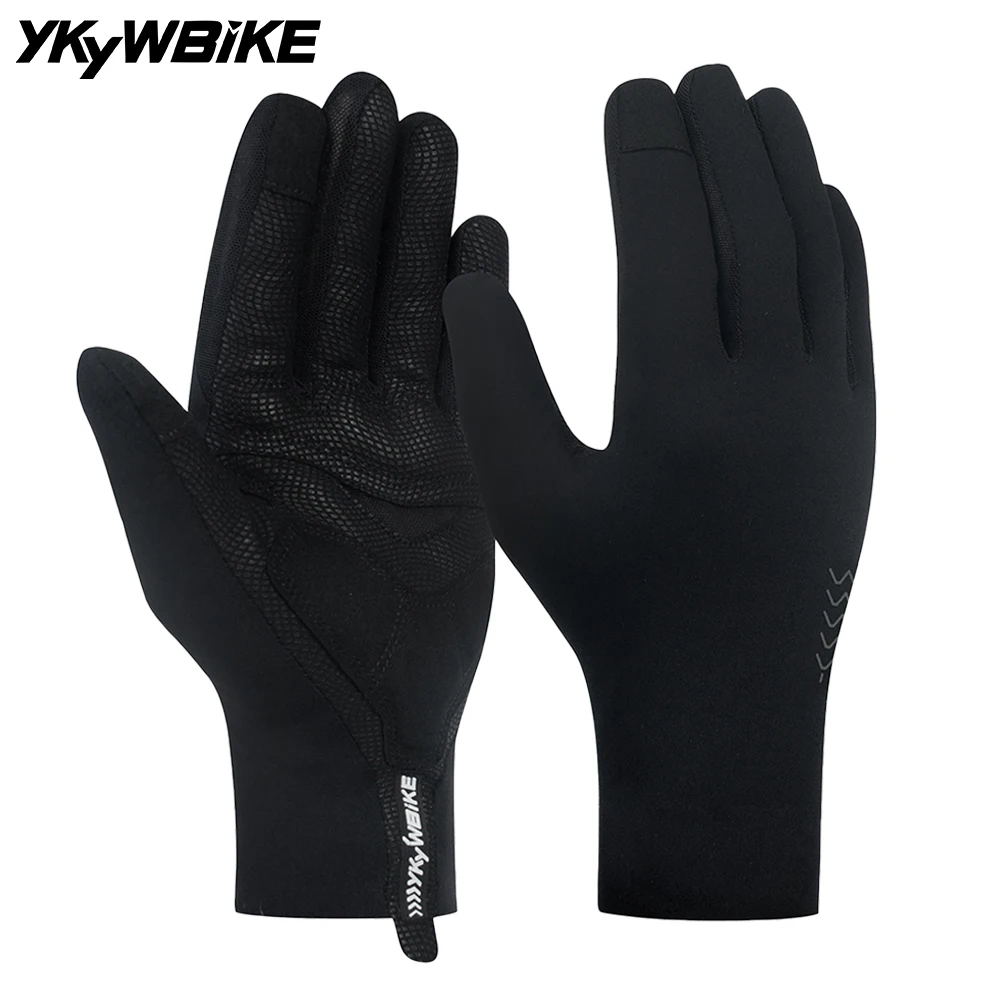 YKYWBIKE Cycling Gloves Full Finger Touch Screen Sports Glove MTB Bike Gloves Bicycle Gloves Unisex Breathable Shockproof Gloves