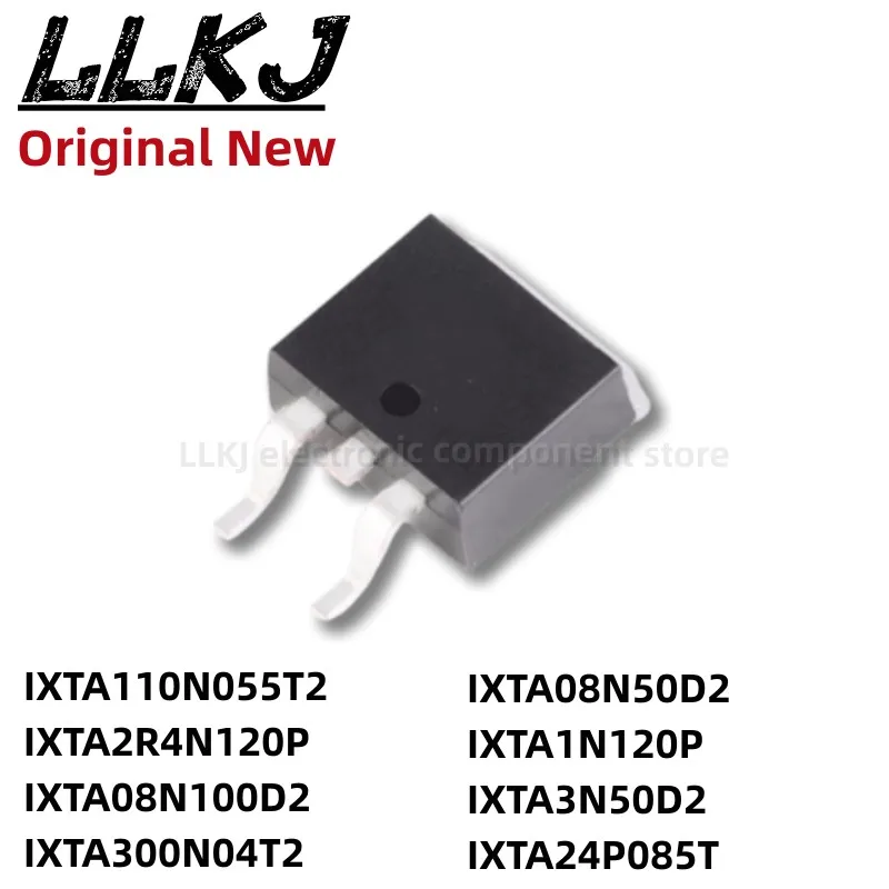 

1pcs IXTA110N055T2 IXTA2R4N120P IXTA08N100D2 IXTA300N04T2 IXTA08N50D2 IXTA1N120P IXTA3N50D2 IXTA24P085T TO263 MOS FET TO-263